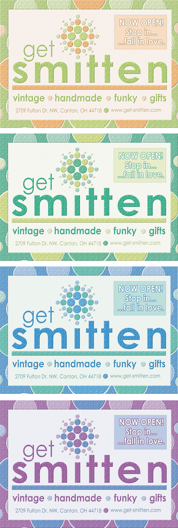 Smitten advertising signage